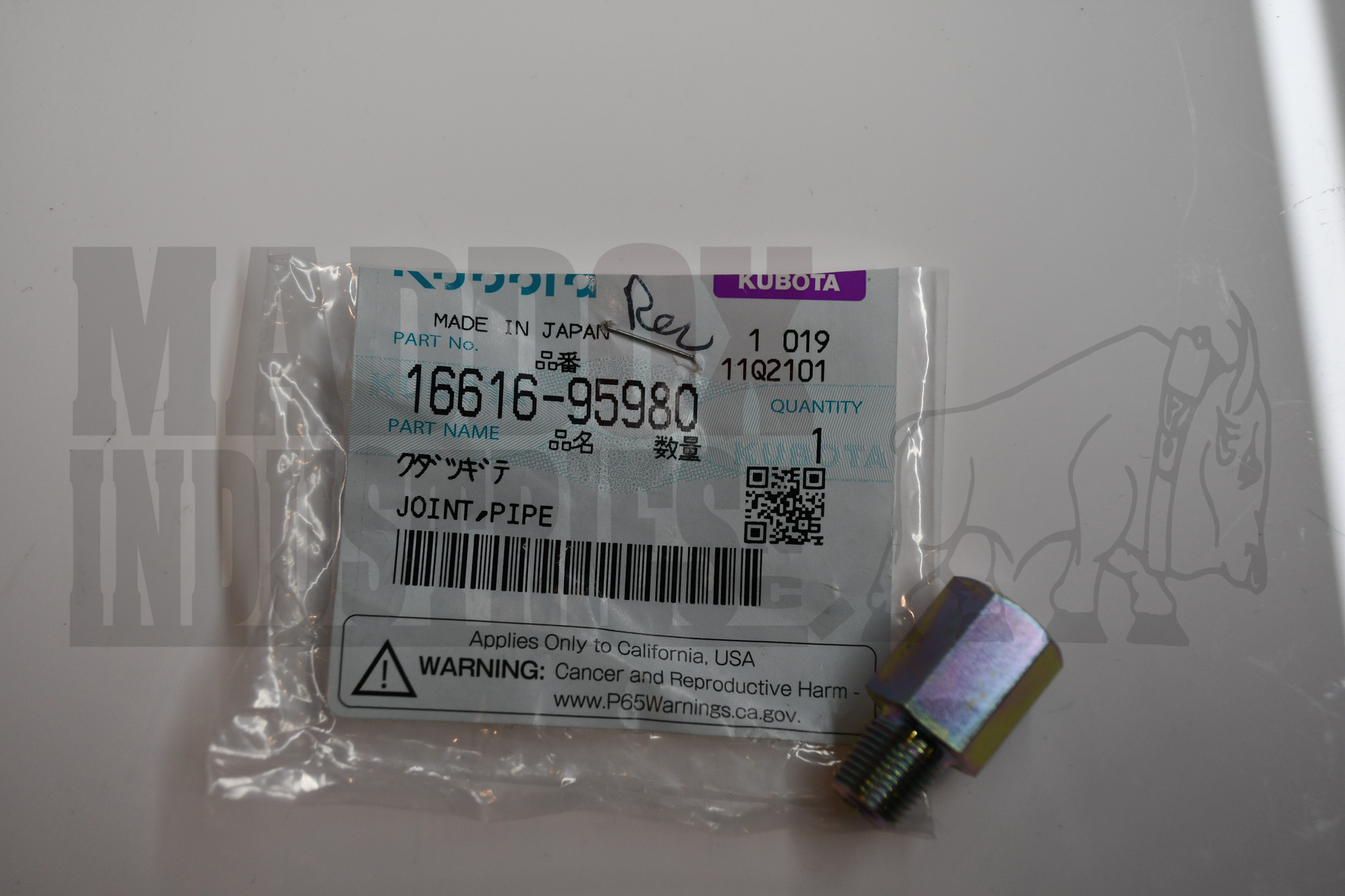 Kubota 16616-95980 Joint